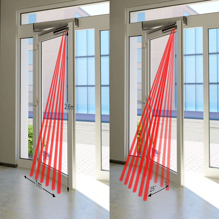 sensores para puertas automáticas de cristal Portalp Deutschtec Hotron BEA Optex