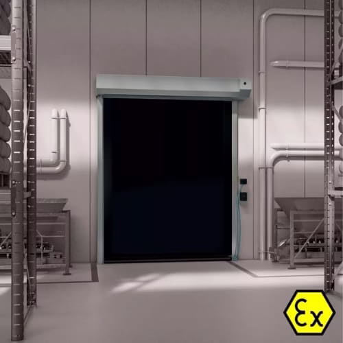  DYNACO PUERTAS RAPIDAS INDUSTRIALES PUERTAS ENROLLABLE DE LONA PRECIO CDMX INSTALACION DE PUERTA RAPIDA MEXICO 