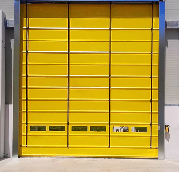 puerta rapida vertigo apilable con refuerzos glg