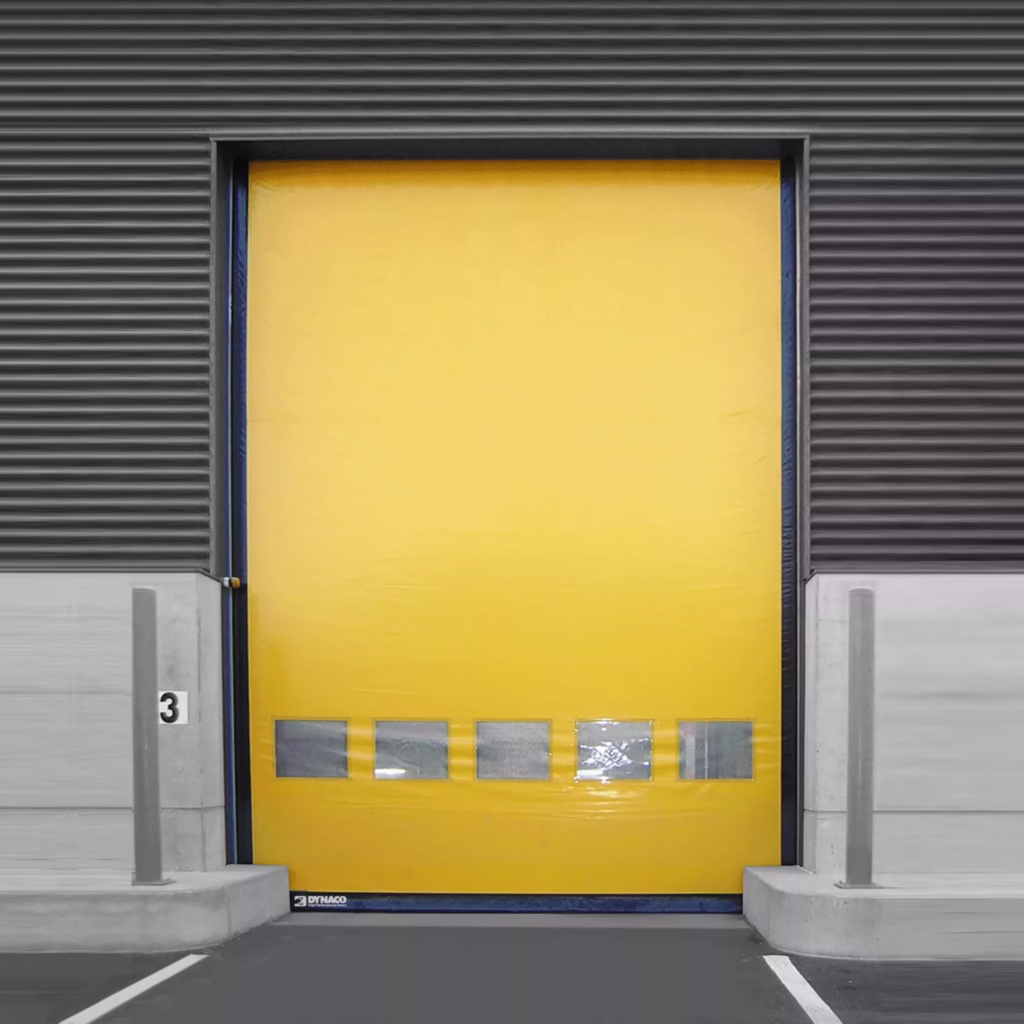 Puerta Rápida para exteriores Dynaco M3 All Weather Lona PVC