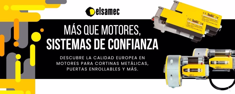 ELSAMEC MOTORES PARA CORTINAS METALICAS MOTORES PARA PUERTAS ENROLLABLES MEXICO CDMX ESTADO DE MEXICO GUADALAJARA PACHUCA HIDALGO 2