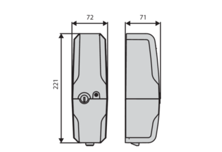 CERRADURA ELECTRICA PARA PORTONES BMP MARCA BFT 1