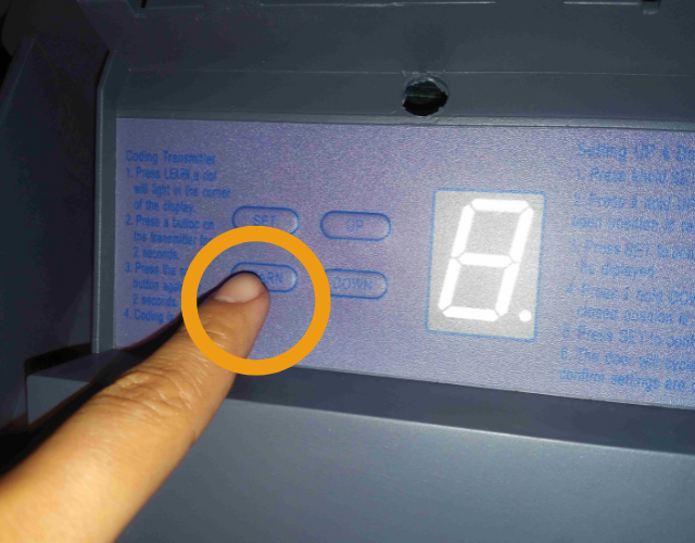 Cómo programar control de puerta automática programar motor para porton automatico programar motor de cadena CDMX Mexico Pachuca Hidalgo